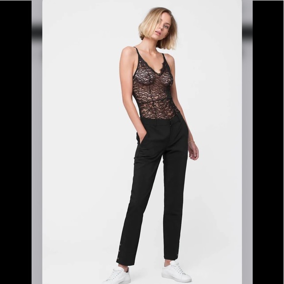 Anine Bing Pants - Anine Bing Black Tuxedo Pants size XS/TP